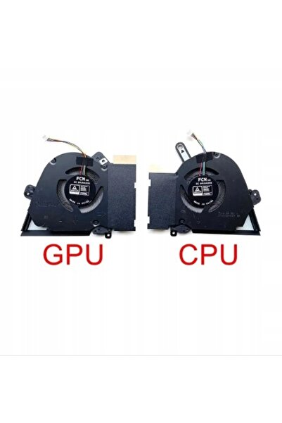 NO BRAND Ventilator CPU GPU Set 12V ASUS TUF Dash F15 FX516 FX516P FX516PE FX516