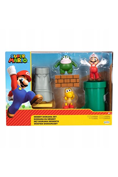 NO BRAND Set de figurine Super Mario, Set dioramă de deșert, Mario Spiny