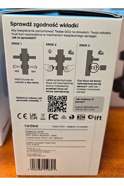 gerda Încuietoare inteligentă electronică Tedee GO2 Bluetooth Wireless