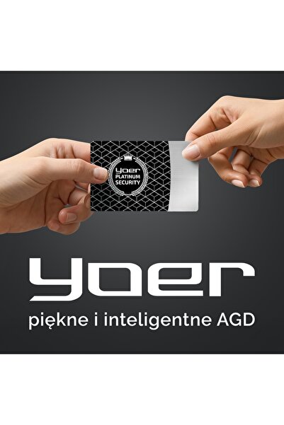 NO BRAND Friteuză cu aer cald de 6.5L Yoer 1700W + Fereastră mare 12 Programe