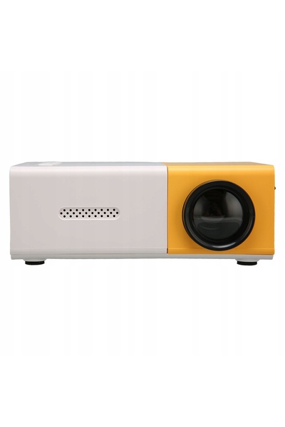 NO BRAND Proiector portabil mini USB HD de 60 de inci, 1920x1080, 200 Lm, pen...