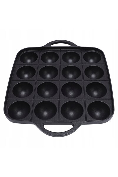 NO BRAND 16 Tigaie grill takoyaki antiaderentă Pyta Pt