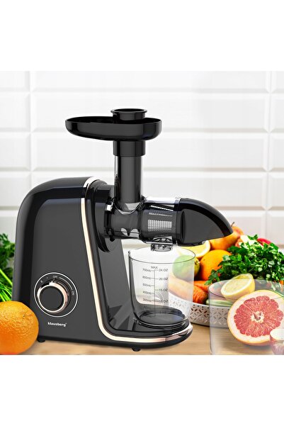 Klausberg Storcator lent 150W pentru fructe și legume, EXTRACTOR DE SUC PRIN ...