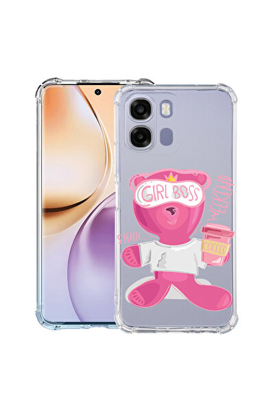 bestcase ®   Αντικραδασμική Θήκη Husa για OPPO A6 / A6X / A6S, Αρκουδάκι - Gr...