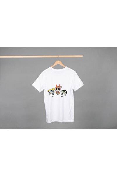 Noname Tricou Unisex Bumbac Premium Casual " Blossom bubbles powerpuff " Insc...