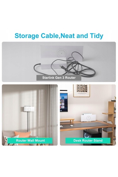 NO BRAND Suport router Starlink sursă de alimentare gen.3 raft de perete Link...