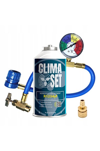 NO BRAND Climaset Gaz R1234Yf pentru reîncărcare aer condiționat 450 ml, furt...