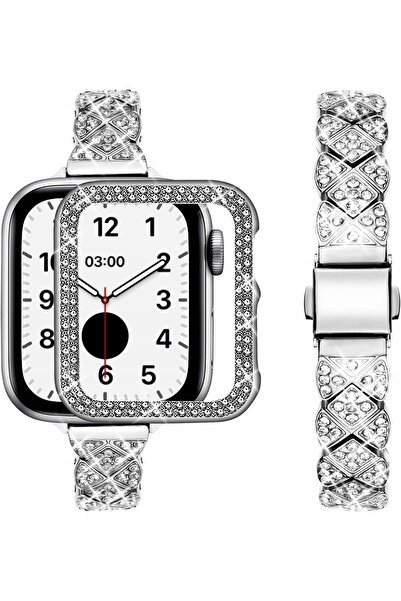NO BRAND Brățară cu diamante Wutwuk pentru Apple Watch SE2 9/8/7/6/5/4 38/40/...