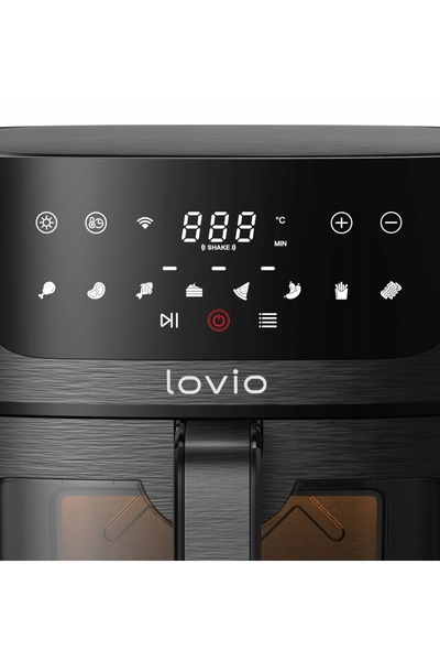 NO BRAND Friteuză cu aer cald lovio mare antiaderentă 1500W 6L