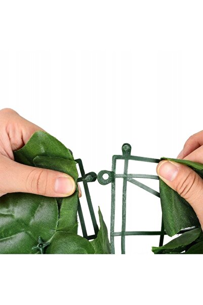 NO BRAND Saltea artificială de protecție pentru balcon cu plante verzi 1x3M