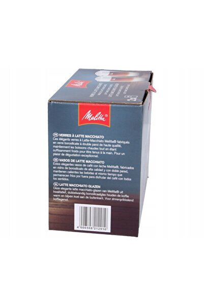 NO BRAND Pahare termoizolante pentru cafea, latte, cappuccino, Original Melit...