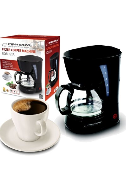 NO BRAND Cafetieră Espresso Pour-Over 0.6 L Negru