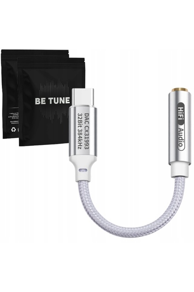 NO BRAND ADAPTOR DAC Betune CABLU AUDIO USB-C LA MINI JACK 3.5 32 BIT 384KHZ ...