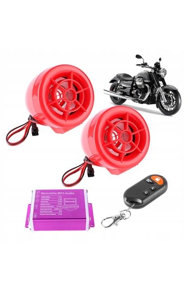 NO BRAND Difuzoare pentru motocicletă, Radio, Player MP3, Alarmă antifurt