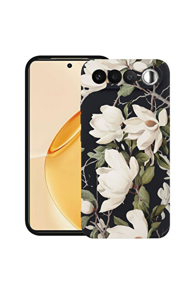 bestcase ®   Θήκη TPU Υπέρλεπτη Husa για Realme 16, Ανθισμένο Σχέδιο Μανόλιας...