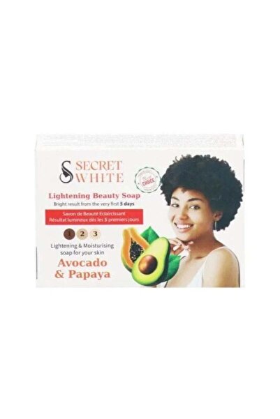Secret White Avocado & Papaya Whitening Soap - 100g - Pack of 1