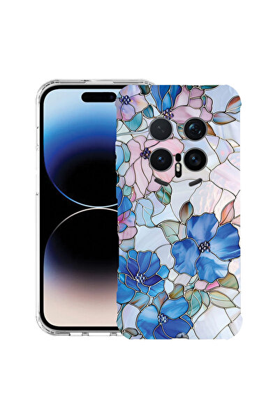 bestcase ®   Θήκη Αντικραδασμική Husa για Honor Magic 8 Pro, Φλοράλ - Βιτρό Ο...