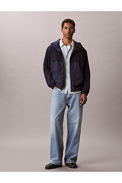 Calvin Klein LS LTWT NYLON MIXED MEDIA WINDBR