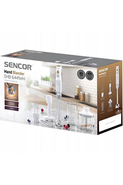 NO BRAND Blender de mână Sencor Shb 6441Wh 1200W Tocător Spumant de lapte