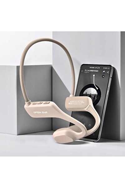 NO BRAND Căști wireless Bluetooth cu conducție osoasă pentru sport și alergar...