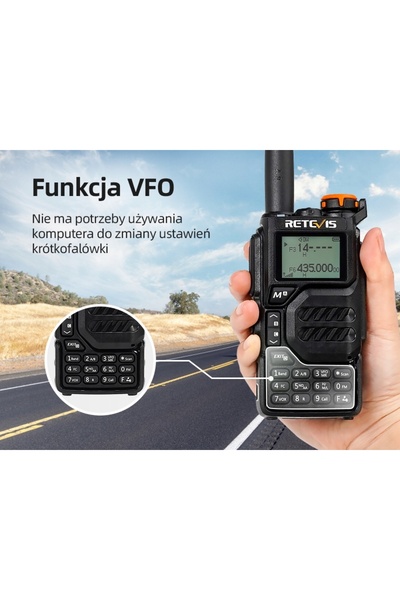 NO BRAND Retevis Ra79 Walkie Talkie cu microfon-difuzor, radio dual band