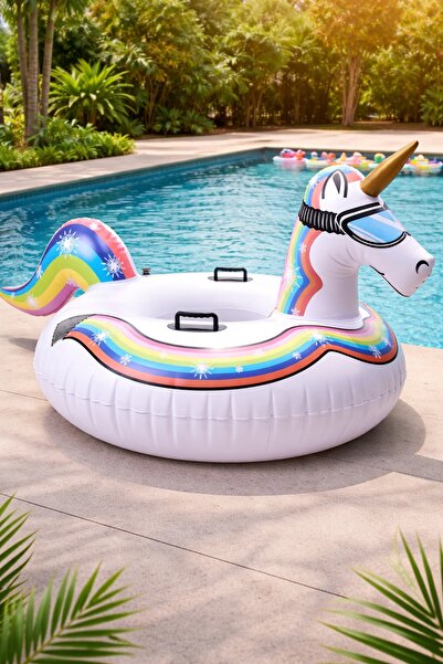 NO BRAND UNICORN GONFLABIL Sanie de zăpadă și apă 2-în-1 pentru copii