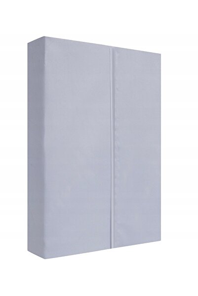 NO BRAND Cearșaf de satin fără elastic 160x210 argintiu