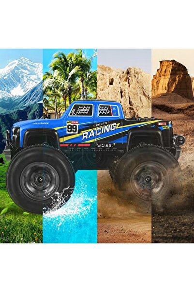NO BRAND Mașină RC amfibie 4x4, control manual, impermeabilă până la 50m, juc...