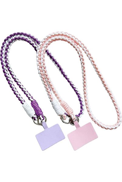 Generic 2 Pcs Phone Lanyard, Anti Theft Phone Rope Lanyard Chain Strap Lanyar...