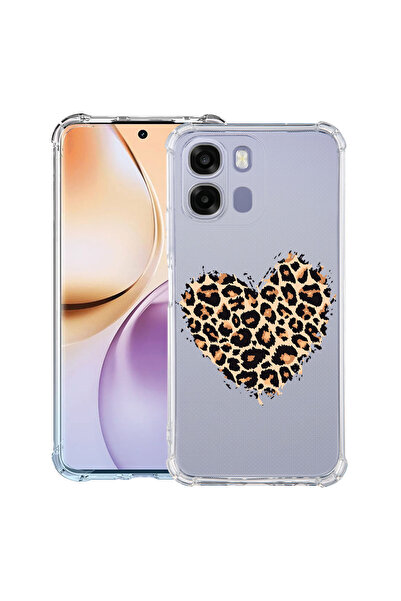 bestcase ®   Husă Antișoc pentru Realme 16 Pro Plus, Inimă Leopard, 3156847 A...