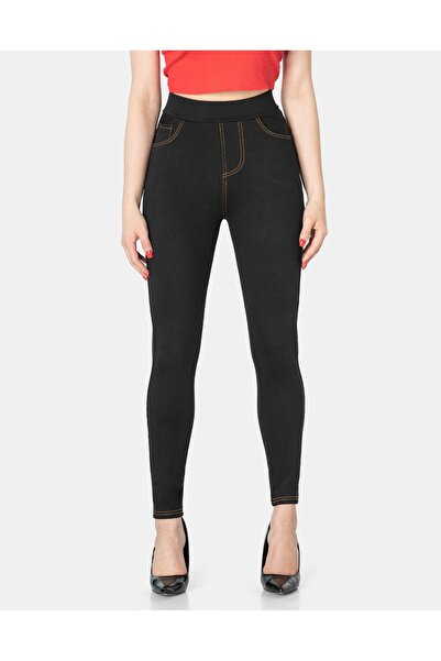 NO BRAND Pantaloni Femei Colanți Jeggings Skinny Talie Înaltă 1016-1 m