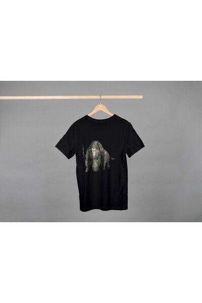 Noname Tricou Unisex Bumbac Premium Casual " Porc mistret titan " Inscriptie