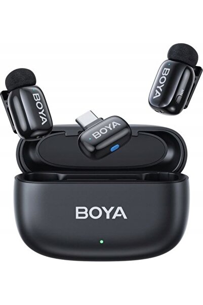 NO BRAND Microfon wireless Boya Mini-14 2.4Ghz Usb-C (Negru)