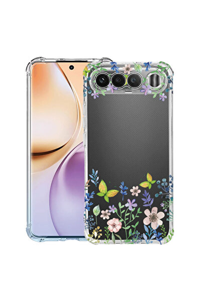 bestcase ®   Husă Antișoc pentru Realme 16, Fluturi și Flori, 3156793 AS 95