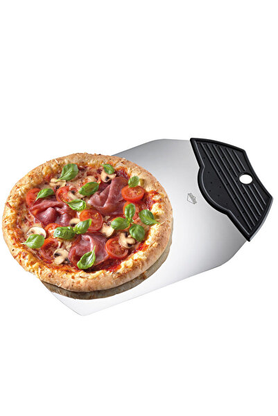 NO BRAND Spatulă metalică pentru pizza, prăjituri, deserturi 36 X 25 cm
