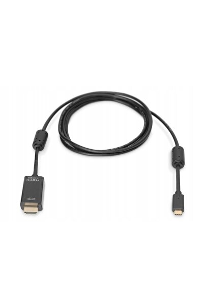 Digitusplus Cablu adaptor USB-C 3.1 la HDMI 4K/60Hz 2m Negru - Digitus