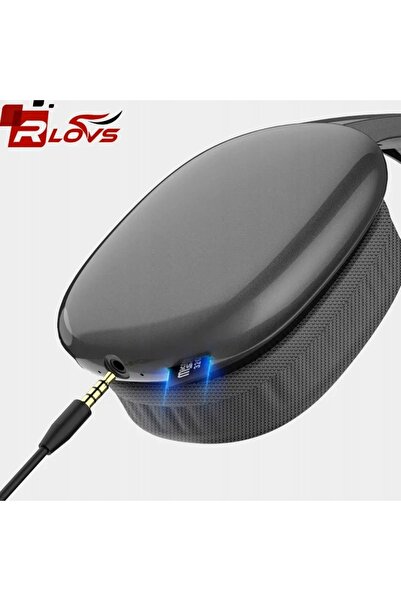 NO BRAND Căști wireless negre, circumaurale, Bluetooth, MP3, BT/SD, 10m