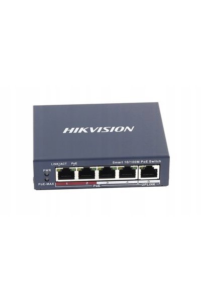 Hikvision Switch PoE cu 5 porturi DS-3E1105P-EI