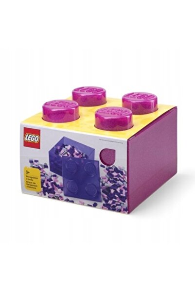 NO BRAND LEGO Cutie de depozitare pentru piese STORAGE BRICK 4 Studs Cutie de...