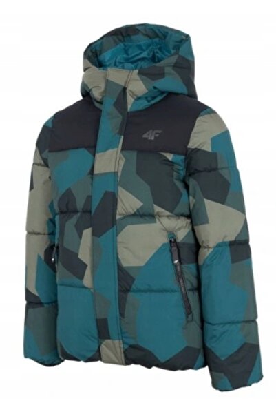 NO BRAND Geacă de iarnă pentru băieți 4F Jkump004 |   Puchowa Z22 152 Multicolor