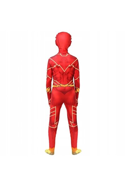 NO BRAND Costum Mască de Supererou Flash Fulger Bal de Carnaval 104 110