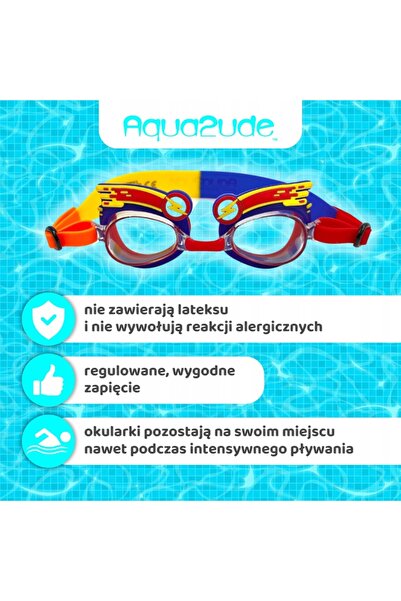 NO BRAND Ochelari de înot pentru copii LIGHTNING AQUA2UDE, ajustabili, pentru...