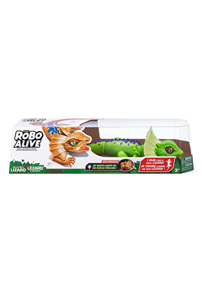 NO BRAND Zuru Robo Alive Figurină Șopârlă Interactivă 35cm Verde Vârsta 3+ ani