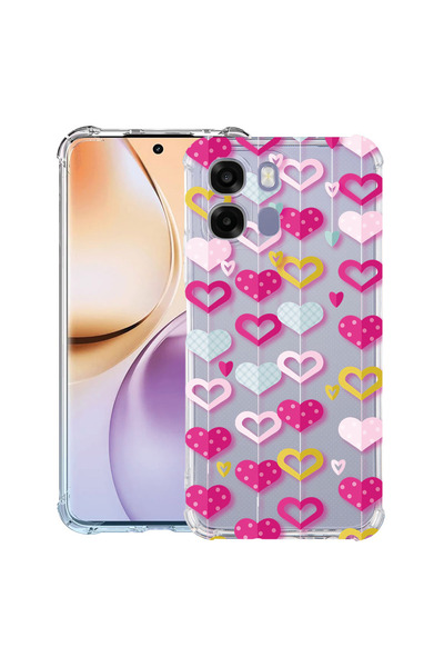 bestcase ®   Husă Antișoc pentru OPPO A6 / A6X / A6S, Inimi Drăguțe, 3156785 ...