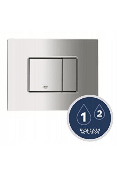 NO BRAND Buton de spălare Grohe Even 2 pentru suport, Crom lucios ABS