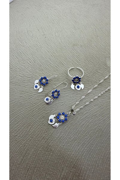 Midyat Artuklu Gümüşçülük Firüze Taşlı Gümüş Set