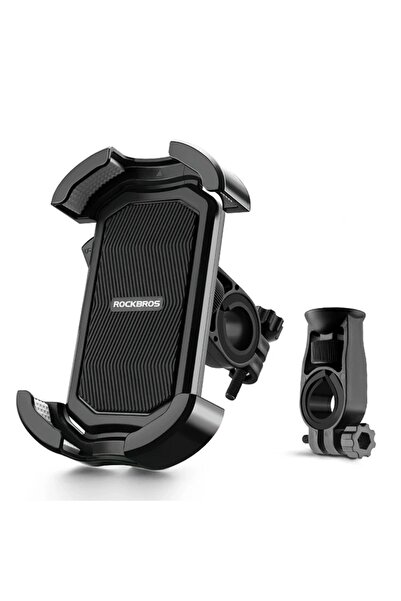 ROCKBROS 25210032001 Suport universal de telefon pentru bicicletă, Negru