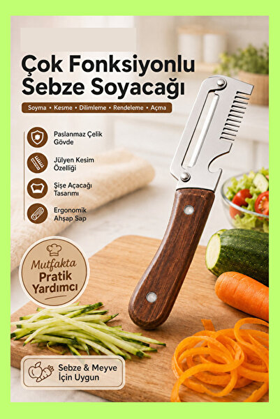 Shopura A Quality Stainless Steel Fruit and Vegetable Peeler, Julienne Slicer...