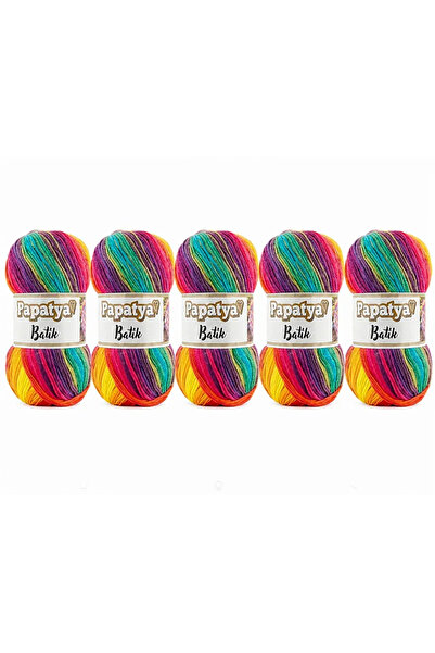 Lady Yarn Papatya Batik Akrilik 5'li Paket 554-37