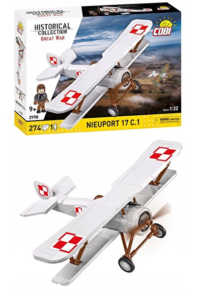 COBI Nieuport 17 C.1 274 Model de avion biplan de mână Colecția Polonia Primu...